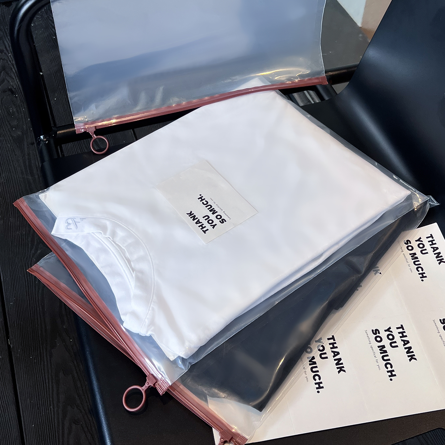 加厚拉环自封服装包装袋定制logo