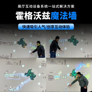 MOMO乐墙雷达软件AR魔法音乐墙场景互动装置科鲁兹墙触摸墙面互动投影镭射高清设备导电油墨石墨烯触控墙