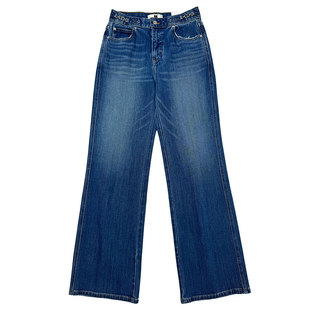 MA牛仔裤女2026春款97322高腰直筒蓝色长裤四面弹显瘦窄版阔腿裤