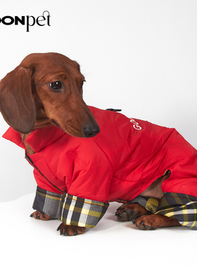 狗狗猫咪宠物字母四腿超轻棉衣腊肠约克夏比熊博美雪纳瑞