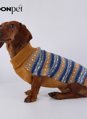 狗狗猫咪老钱风宠物毛衣泰迪小狗狗衣服秋冬装保暖小型犬