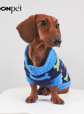 宠物毛衣秋冬新款狗狗猫咪针织毛衣比熊柯基超小体可穿