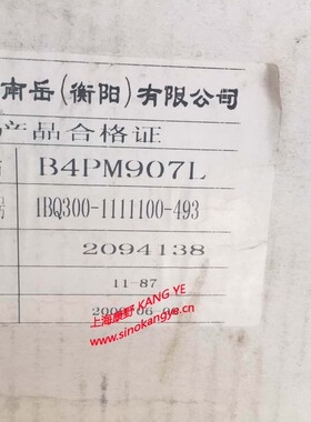 泵B4PM907L 1BQ300和1MQ000 B4PM907T3&1DQ675和1TG340 B4PM921D2