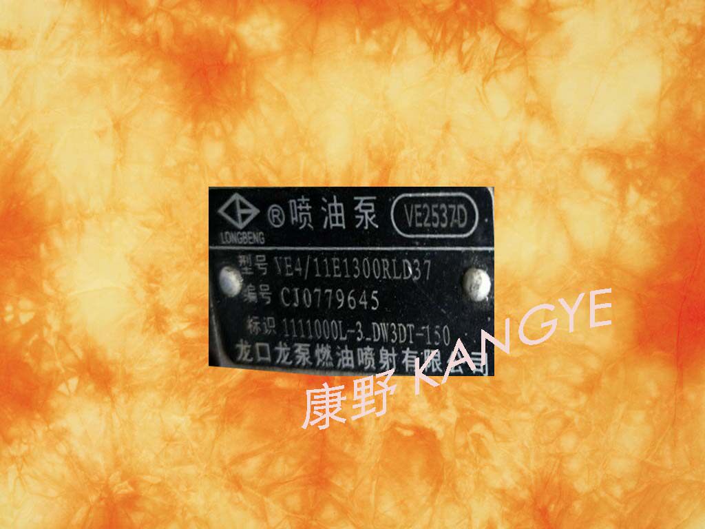 龙口喷油泵VE2537D VE2537S VE4/11E1300RLD37和VE2717K