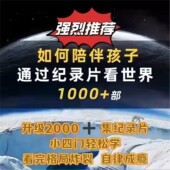 儿童科普启蒙教学纪录片国学知识合集小四门动画视频超清