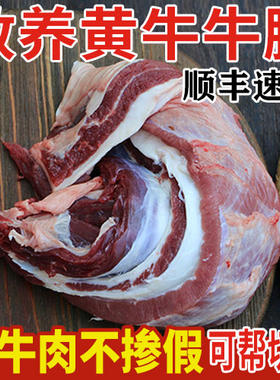 牛腩肉牛腹条肚绷子黄牛肉生牛肉