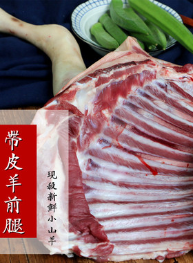 带皮羊前腿500g 山羊羊腿 正宗 农家 放养 山羊肉 小山羊 带羊排