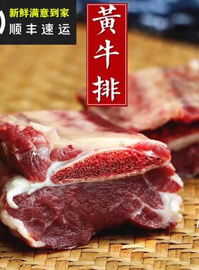 新鲜牛排骨正宗黄牛牛排牛肋