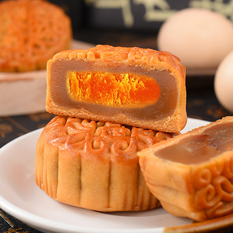 饼锦记小月饼中秋糕点零食蛋黄白莲蓉芝麻金沙奶黄豆沙香辣牛肉松