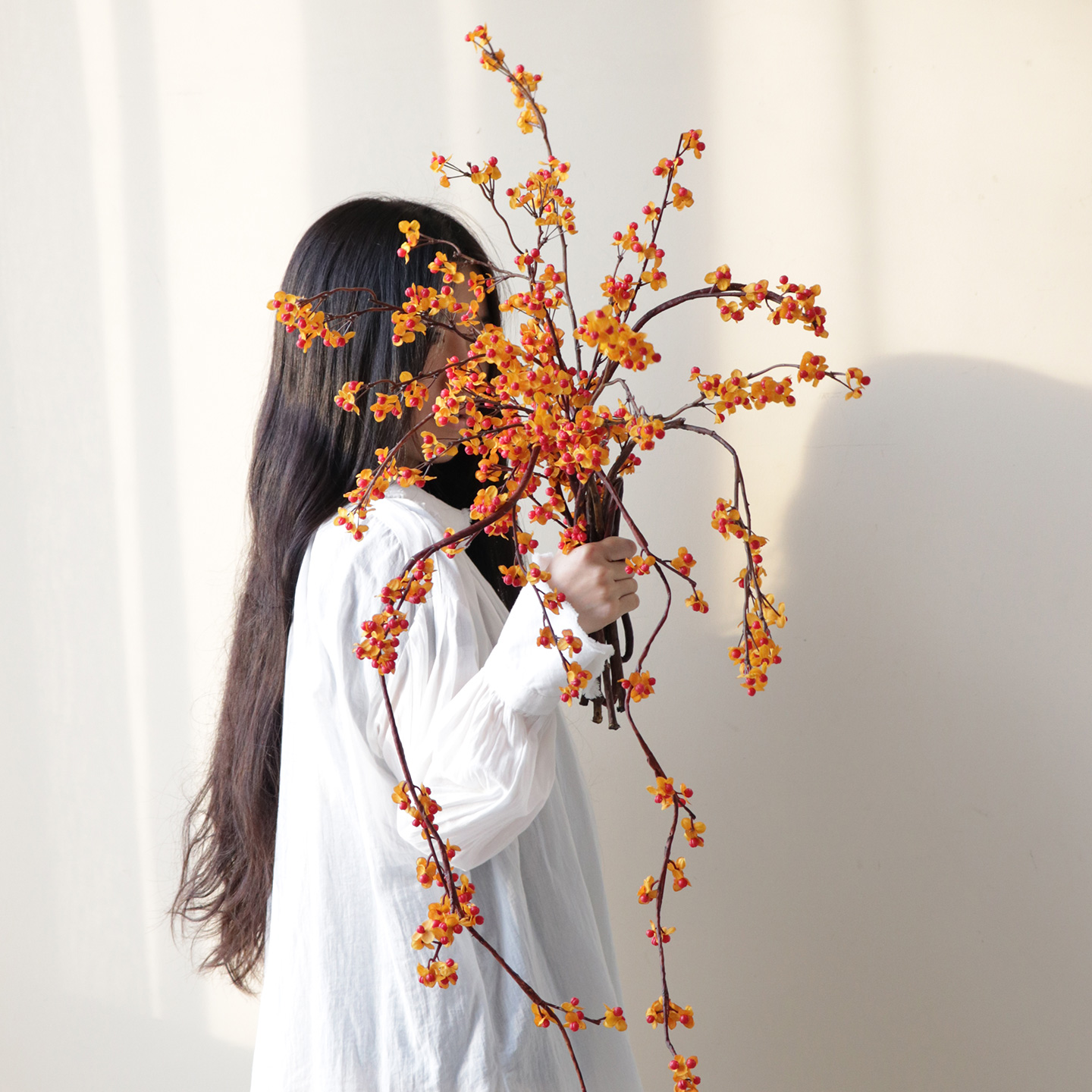 米子家居新中式南蛇藤仿真干花