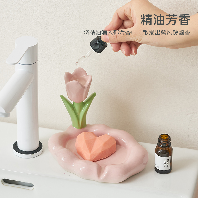 米子家居孟菲斯花朵肥皂盒