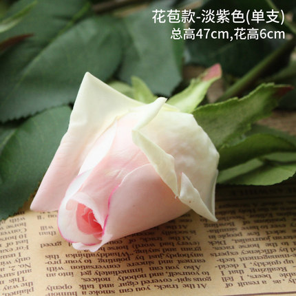 情人节礼品节日礼物仿真花假花装饰花绢花客厅桌面保湿玫瑰花