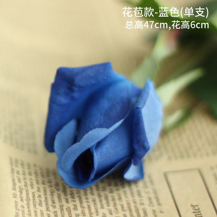 情人节礼品节日礼物仿真花假花装饰花绢花客厅桌面保湿玫瑰花