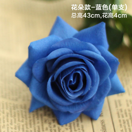 情人节礼品节日礼物仿真花假花装饰花绢花客厅桌面保湿玫瑰花