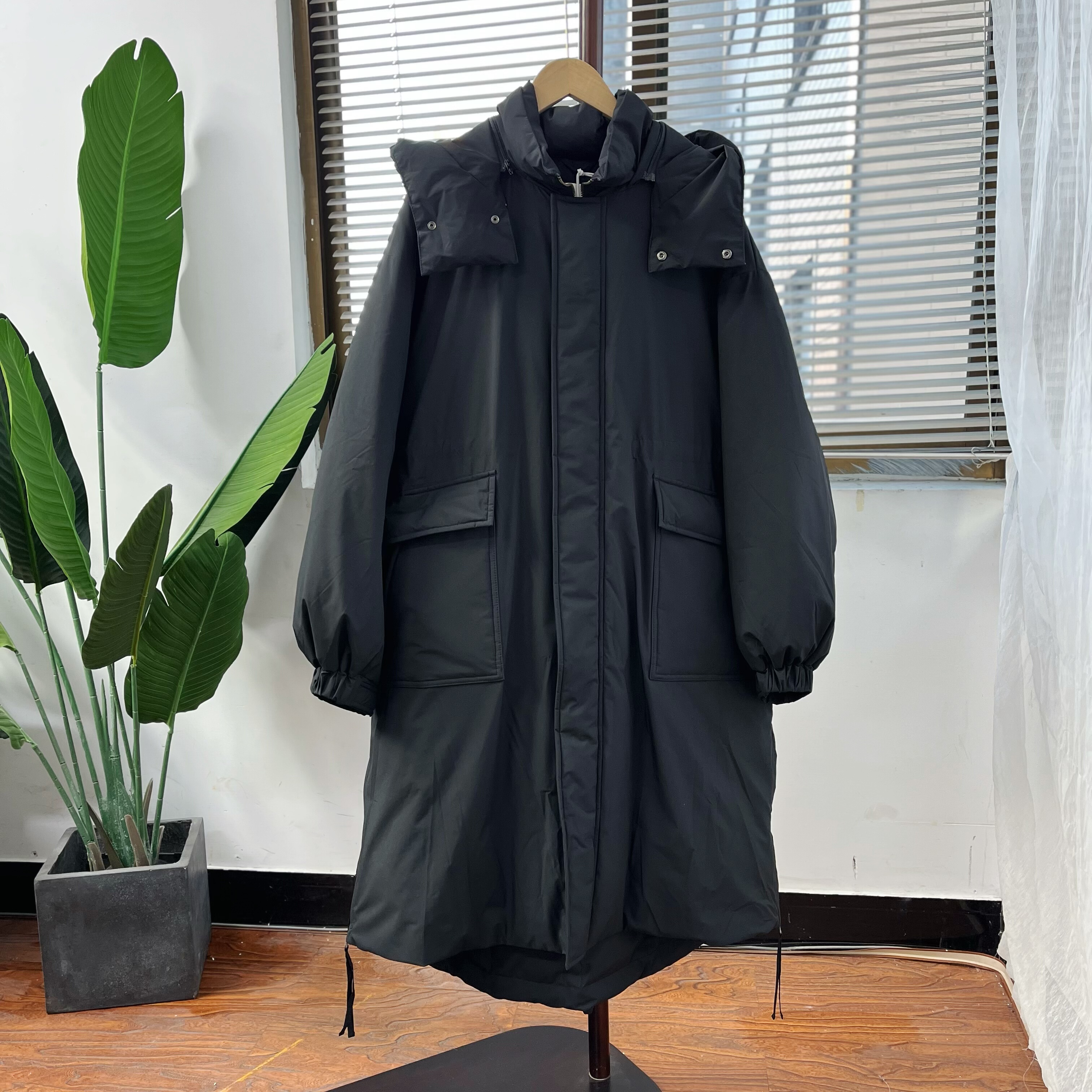 特价硬货日单贵牌90绒羽绒服女特别蓬松柔软长款高货阔版鸭绒服