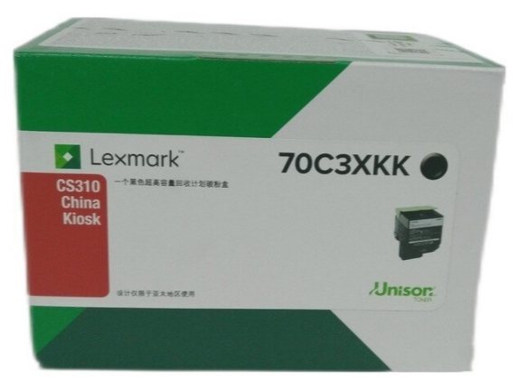 利盟 CS310dn CS410dn K版粉盒 70C3XKK 70C3XCK 70C3XMK 70C3XYK