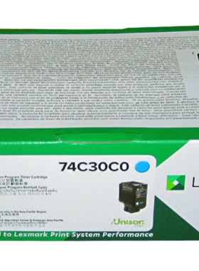 利盟 CS720 CS/CX725 粉仓粉盒 74C30K0 74C30C0 74C30M0 74C30Y0