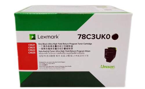 利盟 原装正品 (78C3UK0) 利盟 Lexmark CS521dn/CX622ade 碳粉盒