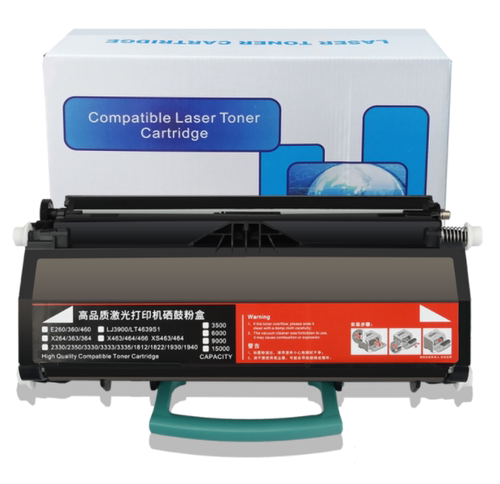 国产利盟X463粉盒/感光鼓Lexmark/X464/X466DE/X466DTE/X466DWE