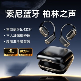 跨境T19TWS空气传导蓝牙耳机外放不入耳挂耳式跑步运动耳机