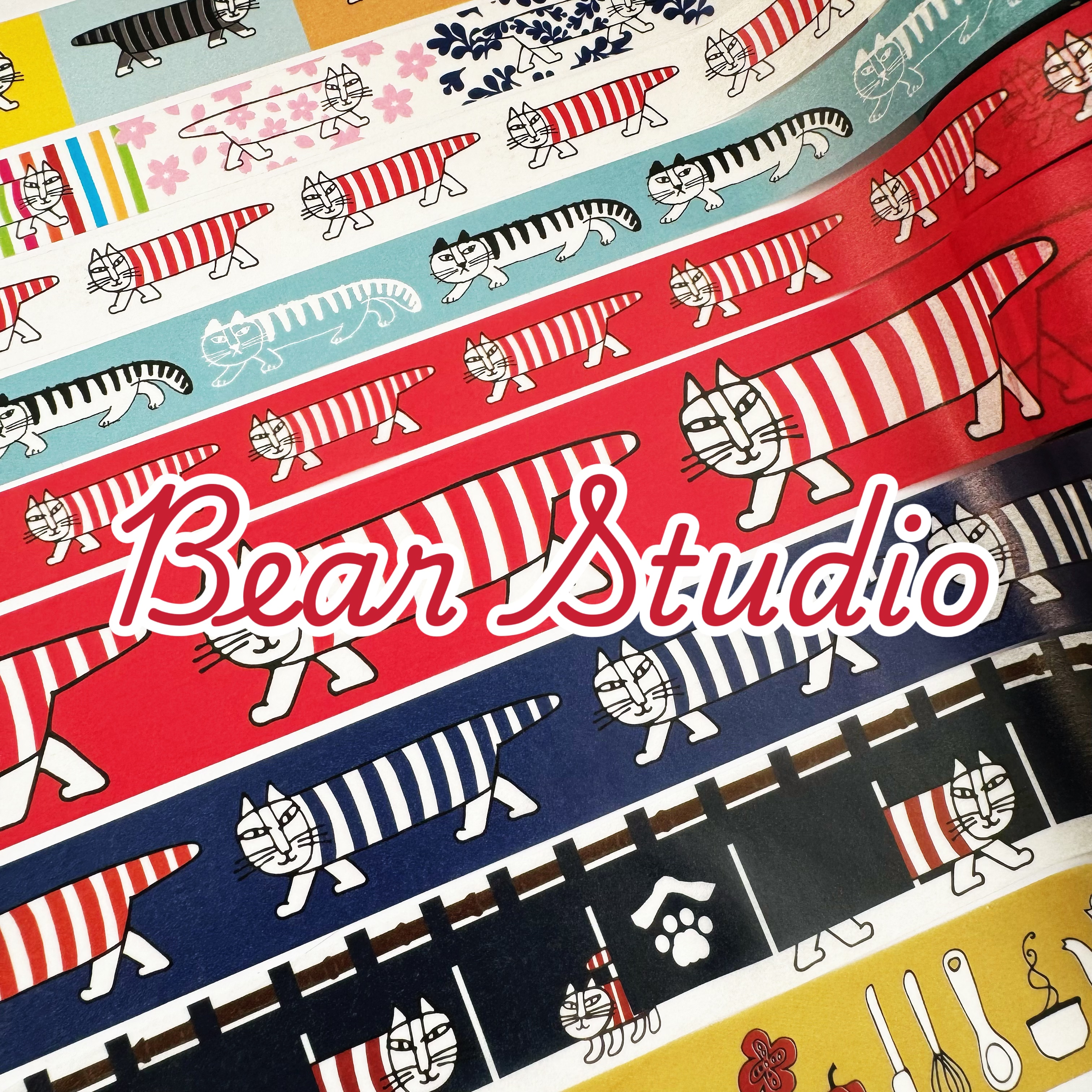 分装 mt和纸胶带 Lisa Larson 长长的猫