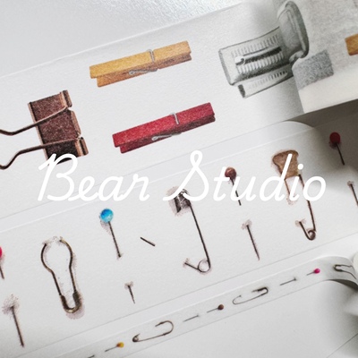 mt和纸胶带夹子别针50cm分装