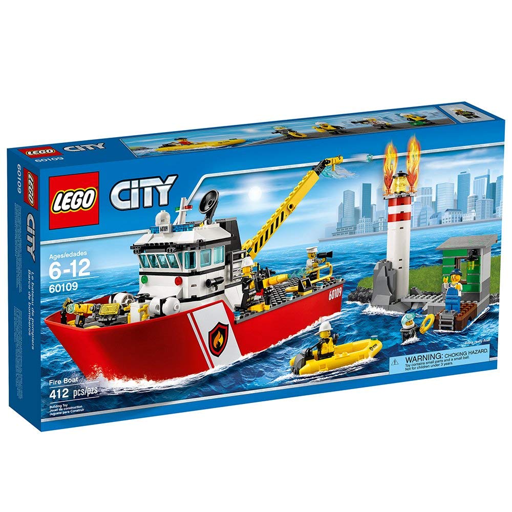 LEGO 乐高 城市系列 CITY 60109 海上救援消防船 现货包邮