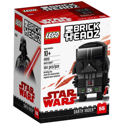 LEGO 乐高 BRICKHEADZ 方头仔 41619 达斯维德 星球大战 绝版玩具