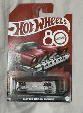 HOTWHEELS 风火轮 80周年纪念版联名 红色 DREAM MOBILE 梦想之车