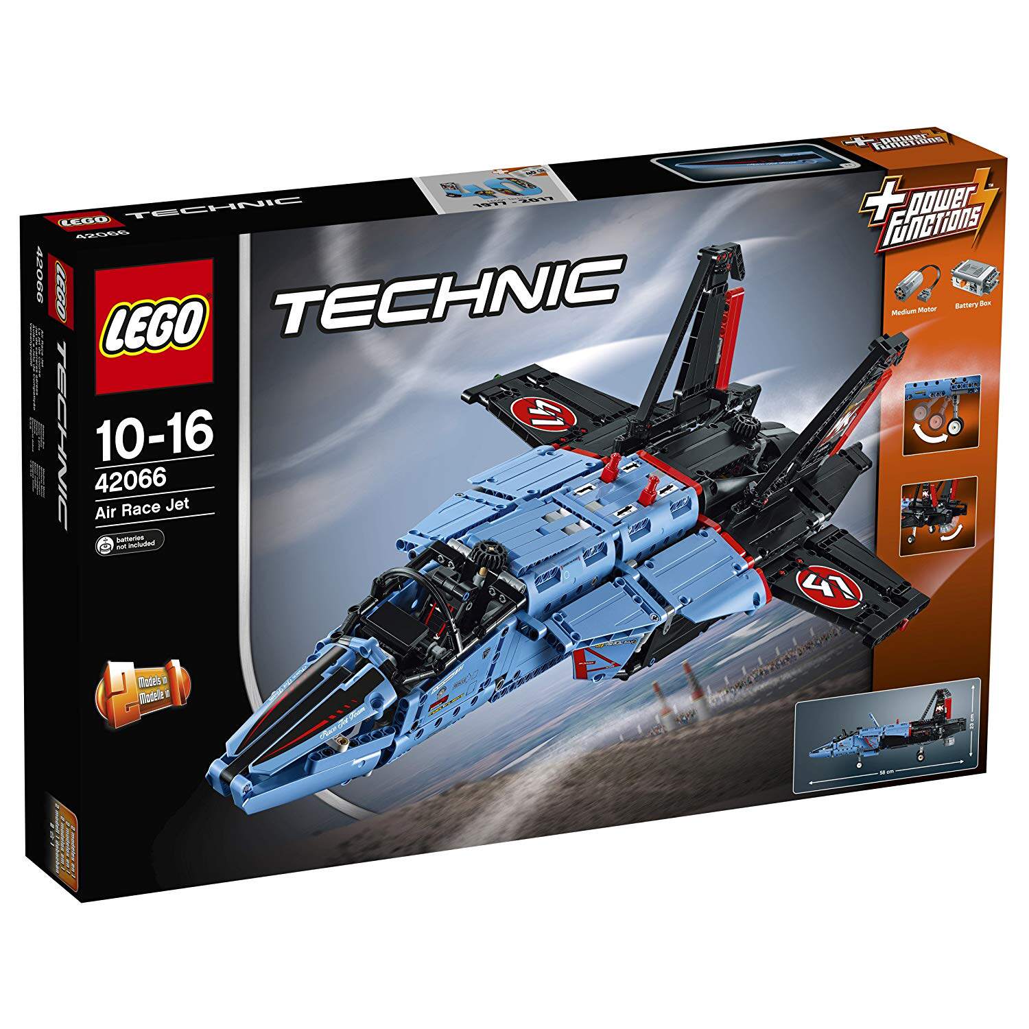 LEGO 乐高 科技机械组 42066 空中竞速喷气式飞机 组装拼插积木