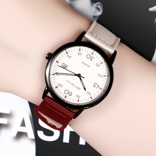2025新款手表男女学生初高中高颜值简约夜光防水个性复古学院风