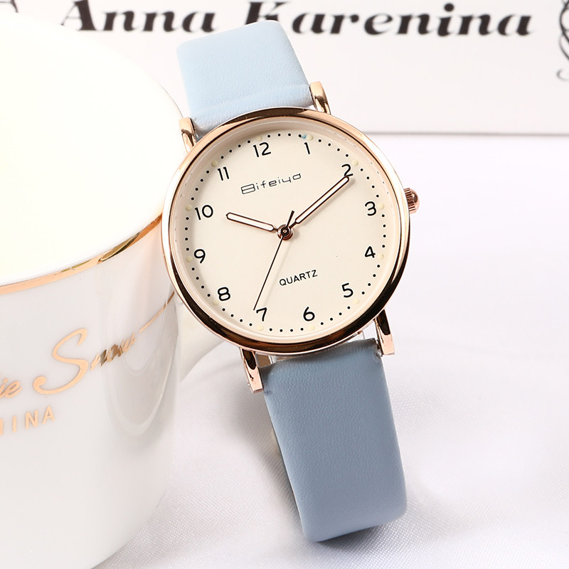 学霸考试专用手表女款学生高颜值初高中小表盘超薄防水电子石英表