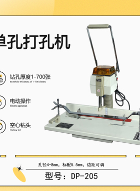 电动DP-205型重量级单孔钻孔机 移动平台打孔机