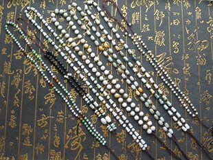 包邮A货翡翠玉项链黄金蜜蜡琥珀玉坠挂绳挂件绳DIY散珠吊坠链子