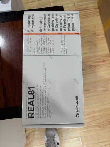 MelGeek蜜氪REAL 81键盘硫元素系列磁轴键盘电竞游戏RGB万磁王
