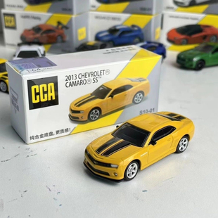 CCA 1:64 雪佛兰科迈罗大黄蜂 全合金底盘避震滑行车模正版授权