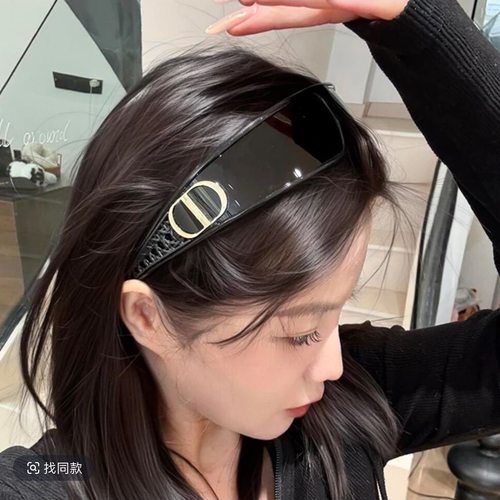小红书Y2K连体高级感发箍墨镜女