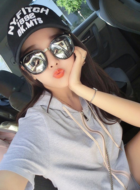 墨镜女韩版潮复古原宿风ulzzang