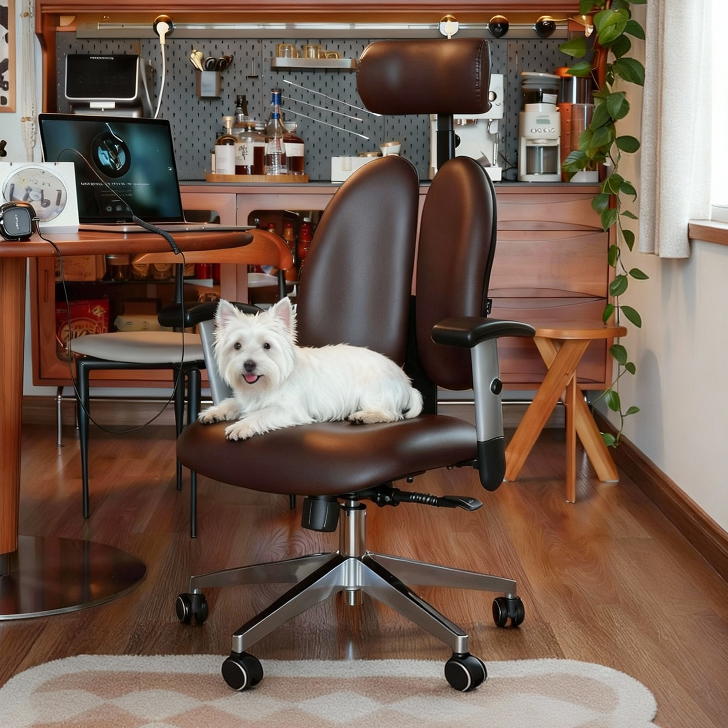 普格瑞司双背椅人体工学办公椅子