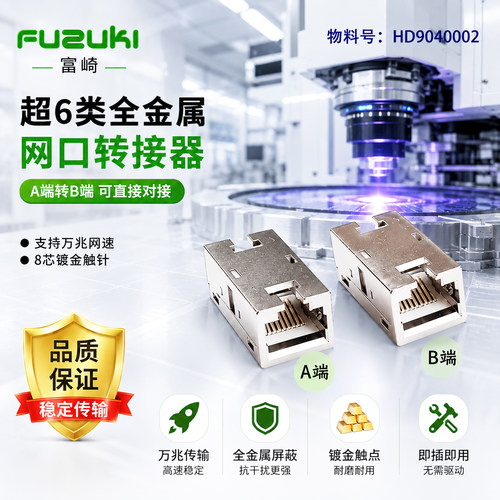 浩亭09455451560全金属网口转接