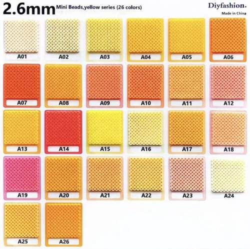 优肯拼豆2.6mm高品质融合豆MARD