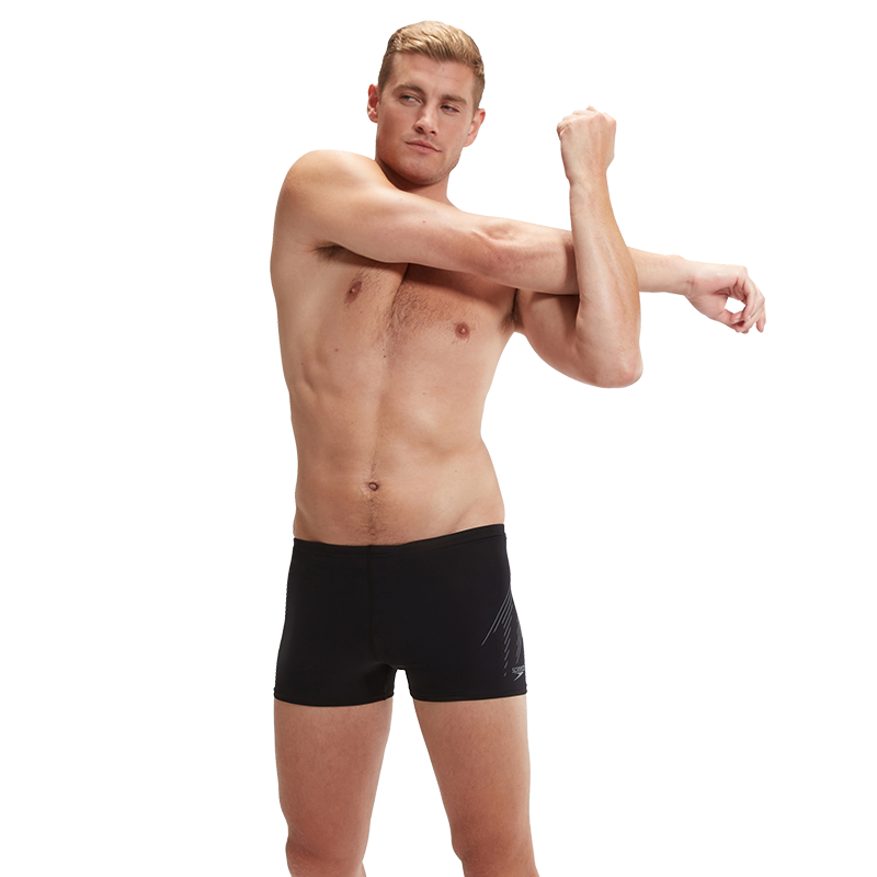 Speedo24年新款平角印花男士泳裤