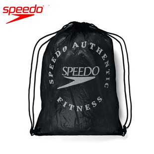 Speedo速比涛泳包大容量35升双肩网兜束口收纳袋时尚 备 印花游泳装