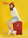 Дисней, брендовый красный чемодан с молнией, 20 дюймов, популярно в интернете