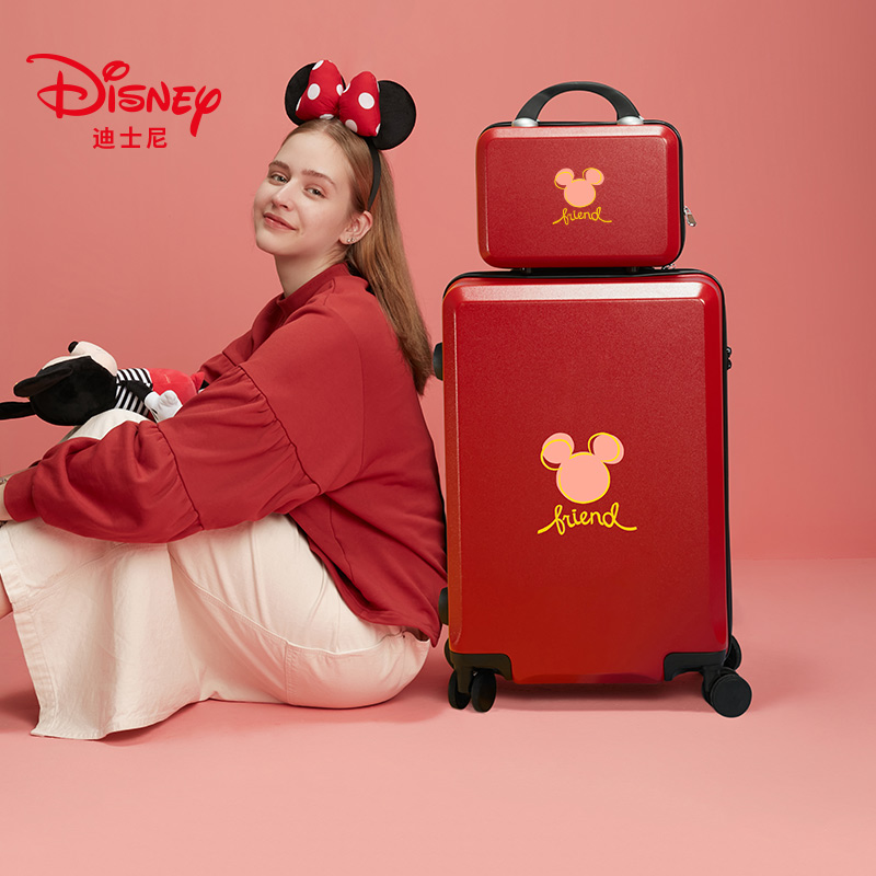 Disney/迪士尼结婚子母行李箱女