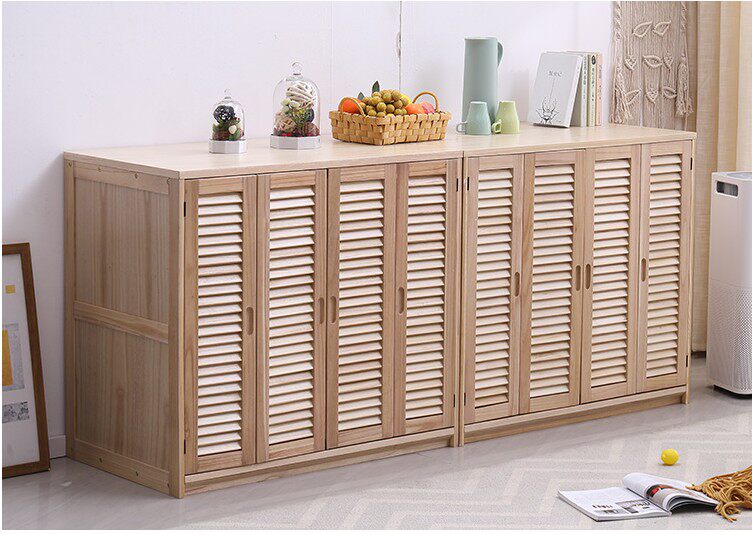 柜子实木大容量棉被柜家用卧室储物柜多功能阳台收纳柜大型被子柜