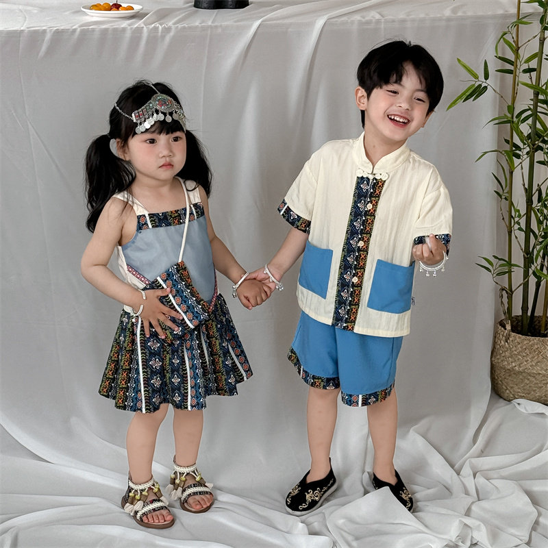 男童SXM1130-女童SXM1131少数民族表演服套装