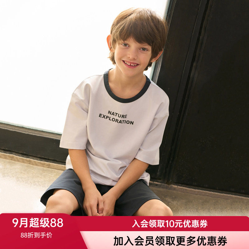 柔软棉质家居服套装爱慕儿童夏季