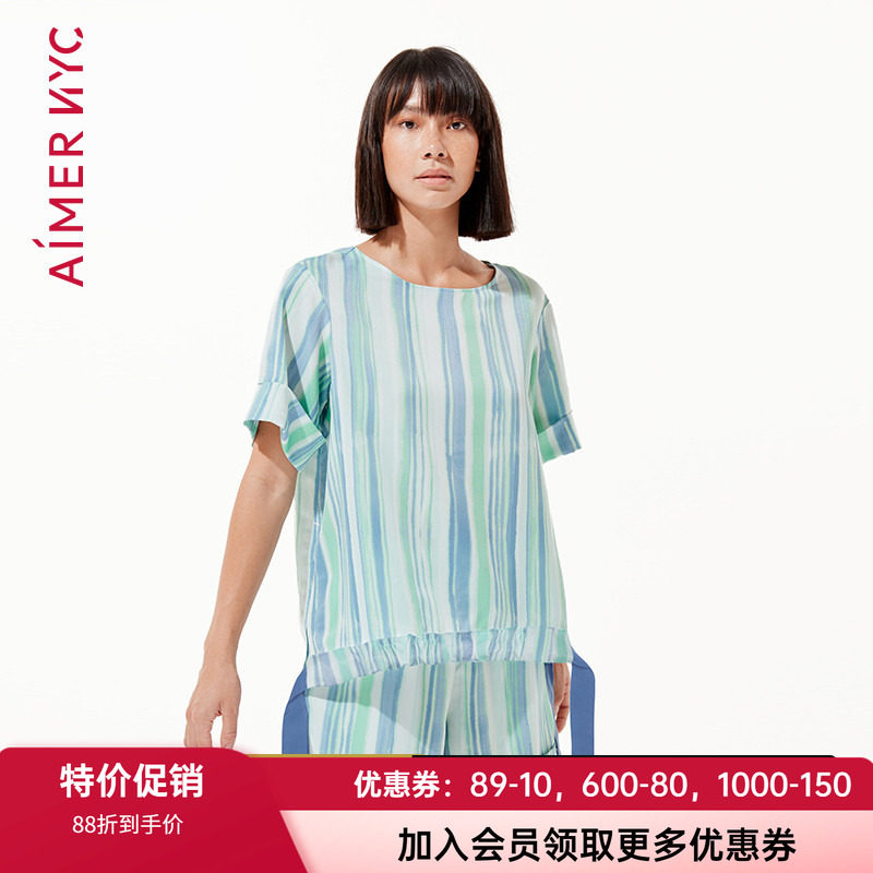 nyc短袖睡衣爱慕短袖上衣女士
