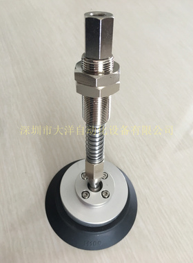 金具支架摇摆吸盘气动PUTSB-100-30-N纵向进气带弹簧万向真空吸盘